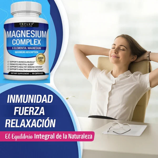 MAGNESIUM COMPLEX® - Suplemento 8 en 1 - 60 CAPS