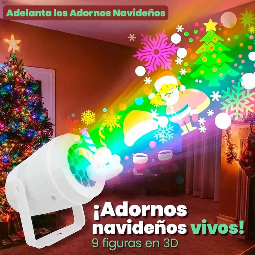 Proyector Navideño Multi Figuras LED - Magia en tu Hogar