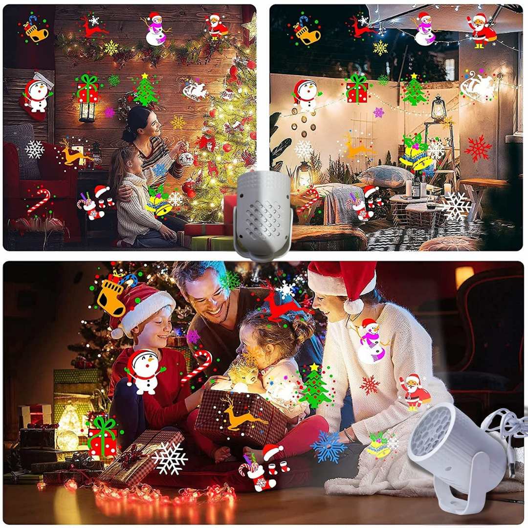 Proyector Navideño Multi Figuras LED - Magia en tu Hogar