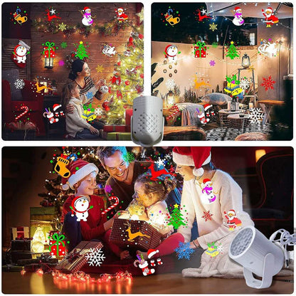 Proyector Navideño Multi Figuras LED - Magia en tu Hogar