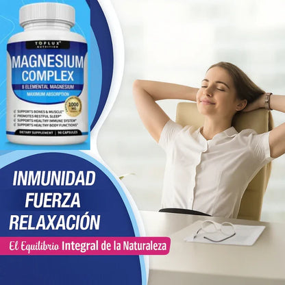 MAGNESIUM COMPLEX® - Suplemento 8 en 1 - 60 CAPS