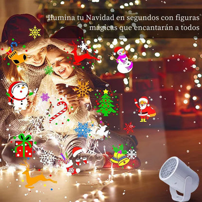 Proyector Navideño Multi Figuras LED - Magia en tu Hogar