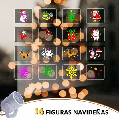 Proyector Navideño Multi Figuras LED - Magia en tu Hogar