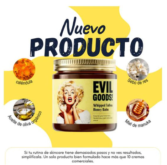 Crema Hidratante Natural - EVIL GOODS! - HONEY BALM