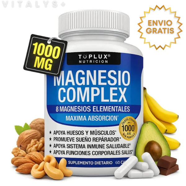 MAGNESIUM COMPLEX® - Suplemento 8 en 1 - 60 CAPS