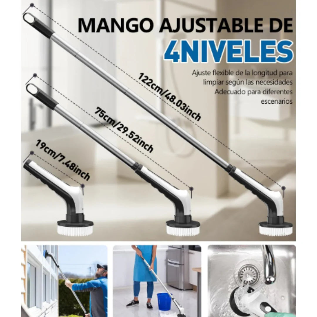 CleanBrush™ Super Cepillo De Limpieza Eléctrico Giratorio 9 en 1! 🚚 ¡ENVÍO GRATIS a todo el país!