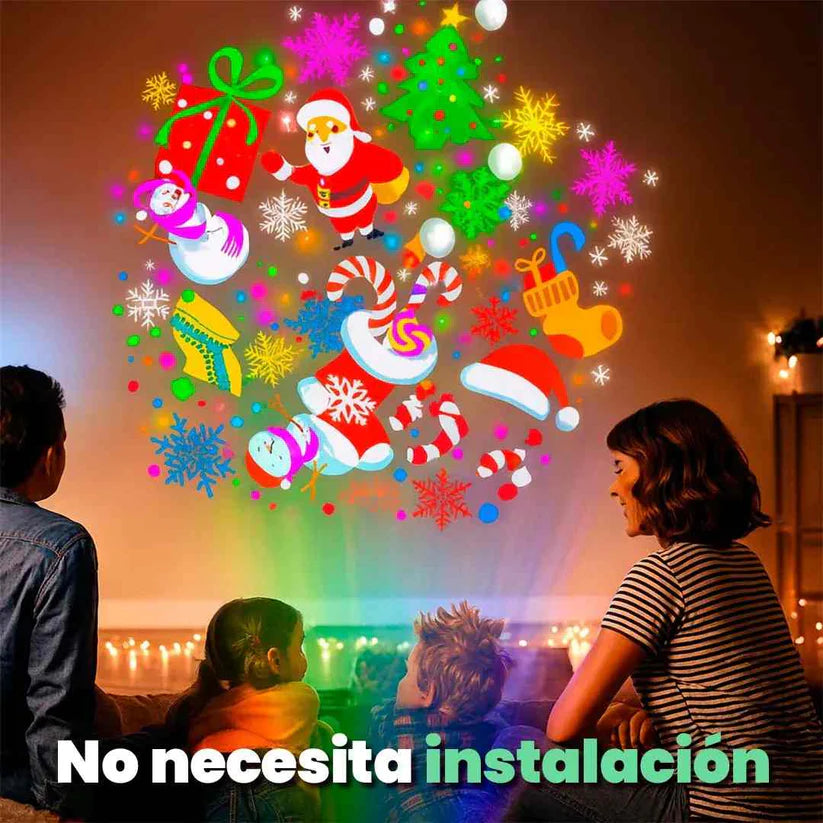 Proyector Navideño Multi Figuras LED - Magia en tu Hogar