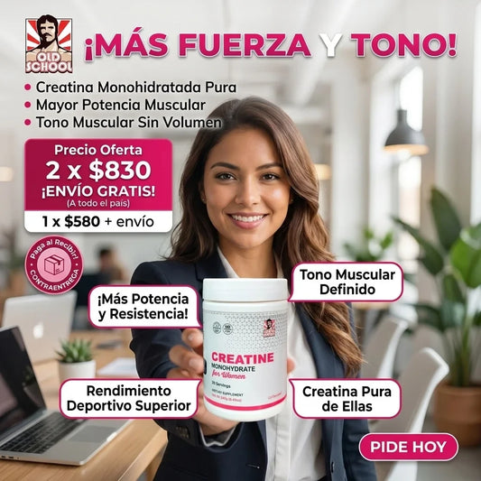 Creatina Monohidratada OLD SCHOOL - Despierta Tu Figura