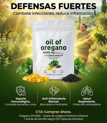 Suplemento Oregano 300 Capsulas