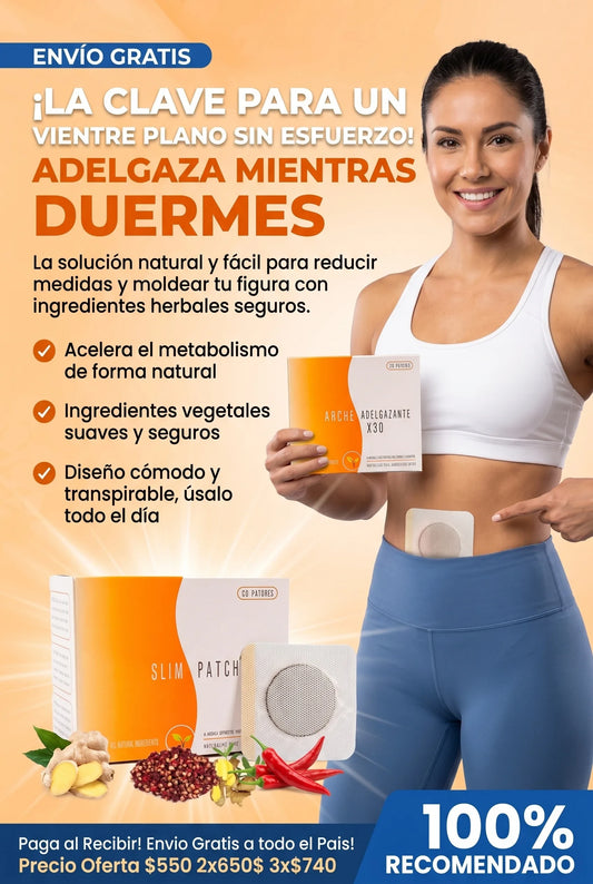 Parches Adelgazantes Slim 100% Natural SLIM X30