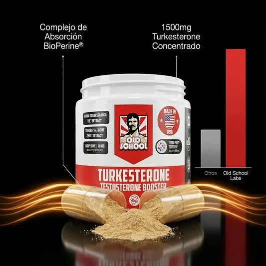 Suplemento Turkesterone con Tongkat Ali 120 Capsulas